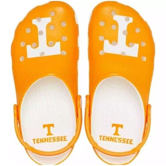 University of Tennessee Volunteers Crocs Classic VOLS Clogs Mens 8 W10 Shoes NEW - Picture 8 of 10